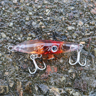 HAIMALUO UUS Väikeste kalade kõvad kalapüügi landid Mini uppuv pliiatslant 48 mm 2,8 g forelli ahvena sööt Rolling Fishing Bait Rockfishing