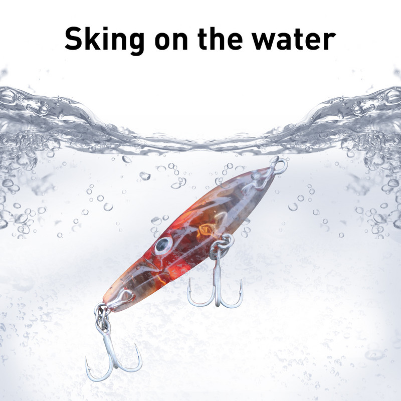 HAIMALUO UUS Väikeste kalade kõvad kalapüügi landid Mini uppuv pliiatslant 48 mm 2,8 g forelli ahvena sööt Rolling Fishing Bait Rockfishing