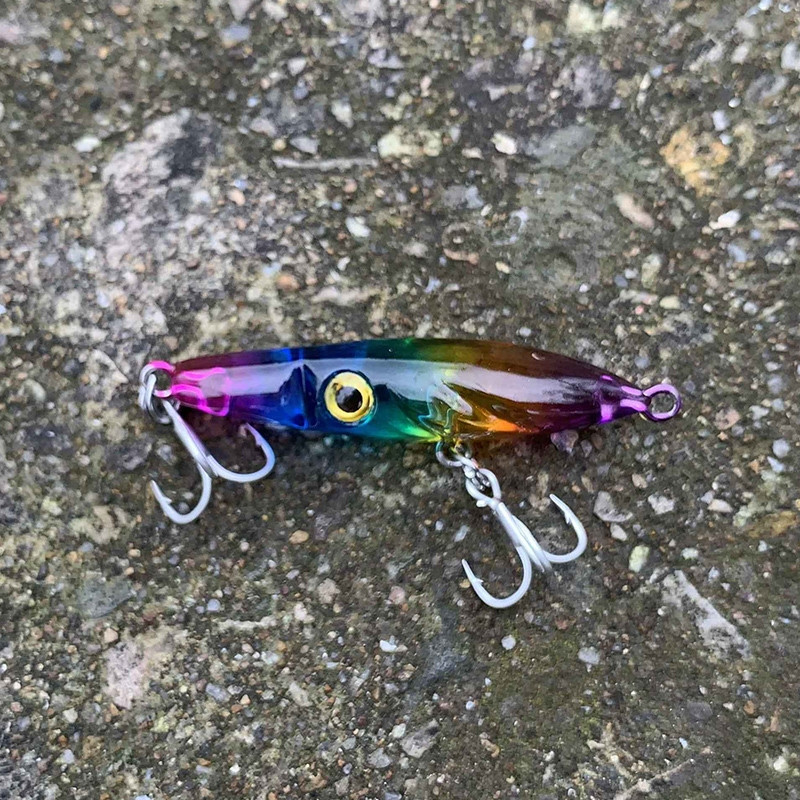 HAIMALUO UUS Väikeste kalade kõvad kalapüügi landid Mini uppuv pliiatslant 48 mm 2,8 g forelli ahvena sööt Rolling Fishing Bait Rockfishing