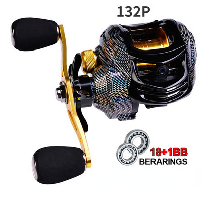 2022 m. naujos „Baitcasting“ ritės 7,2:1 didelės spartos pavaros koeficientas 10 kg maks. „Remsysteem“ „Ultra-Linght“ sūraus vandens ilgo metimo žvejybos ritės