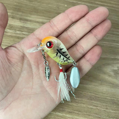 1tk Crankbait-püügilant 5cm 8g ujuv Minnow kunstlik kõva söödaga voblerid Kvaliteetsed Bass Pike Pesca kalastustarbed