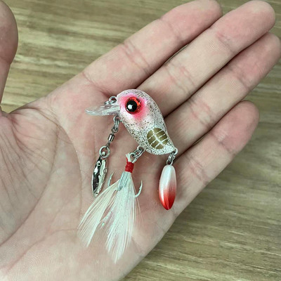 1tk Crankbait-püügilant 5cm 8g ujuv Minnow kunstlik kõva söödaga voblerid Kvaliteetsed Bass Pike Pesca kalastustarbed