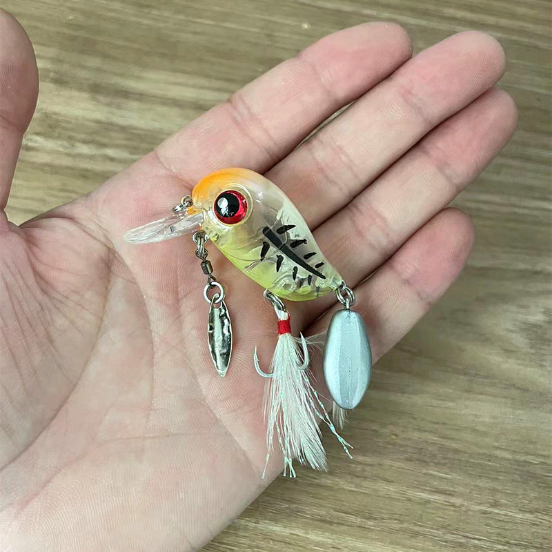 1tk Crankbait-püügilant 5cm 8g ujuv Minnow kunstlik kõva söödaga voblerid Kvaliteetsed Bass Pike Pesca kalastustarbed