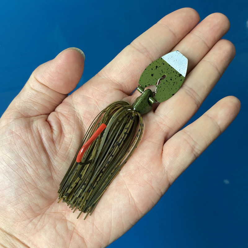 ÚJ Fishing Powerbait Slobberknocker pengéjű fogók 3/8 uncia ténylegesen 15g Chatter Bait Bass horgászcsalik Kemény mesterséges csali Pesca