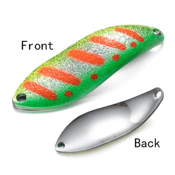 LTHTUG Peche BUX SPOON 3,8g Boat Bait Spinnerbait Copper Metal Fishing Lures For Trout Pike Perch Salmon