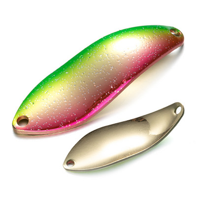 LTHTUG Peche BUX SPOON 3,8g Spoon Bait Spinnerbait Copper Metal kalapüügi landid forellile haugi lõhele