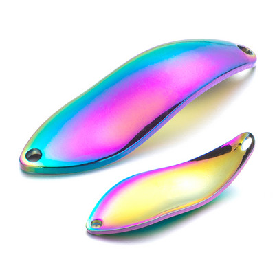 LTHTUG Peche BUX SPOON 3,8g Spoon Bait Spinnerbait Copper Metal kalapüügi landid forellile haugi lõhele