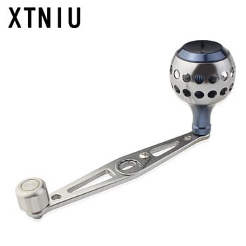 XTNIU Здрава, издръжлива, 8*5 мм дупка, единична дръжка за риболовна макара, алуминиева сплав, люлка за риболовна макара за въртене, инструмент за риболовни принадлежности