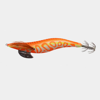 1PCS 2.5 3.0 3.5# Fake Shrimp Hook Wood Bait Δόλωμα ψαρέματος Wobbler Squid Jig Hard Bait Artificial Lure jigging Lure Octopus Bait