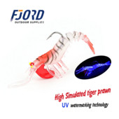 FJORD Hot Many Section Creveți Clasici Flexibili Creveți 6,5/12,5/17g Naluci de pescuit Nalucă moale Momeli bionice Cârlig de plumb Articol de pescuit