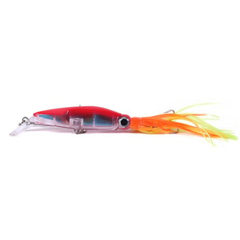 1 τμχ Δόλωμα ψαριού Hard Fishing Lure 40g 6 Χρώμα Squid High Carbon Steel Hook Hotpod μανιβέλα για τεχνητό τόνο Sea Allure Tool