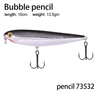 Makebass Luya Vooblerid popperiga kalapüük Peibutis Mullipiiats Sööt ABS Pealmine vesi Ujuv kõvasöödaga kalapüügitarbed Järv Merepüük