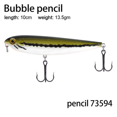 Makebass Luya Vooblerid popperiga kalapüük Peibutis Mullipiiats Sööt ABS Pealmine vesi Ujuv kõvasöödaga kalapüügitarbed Järv Merepüük