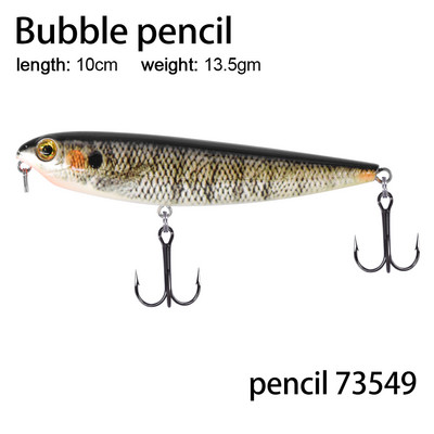 Makebass Luya Vooblerid popperiga kalapüük Peibutis Mullipiiats Sööt ABS Pealmine vesi Ujuv kõvasöödaga kalapüügitarbed Järv Merepüük