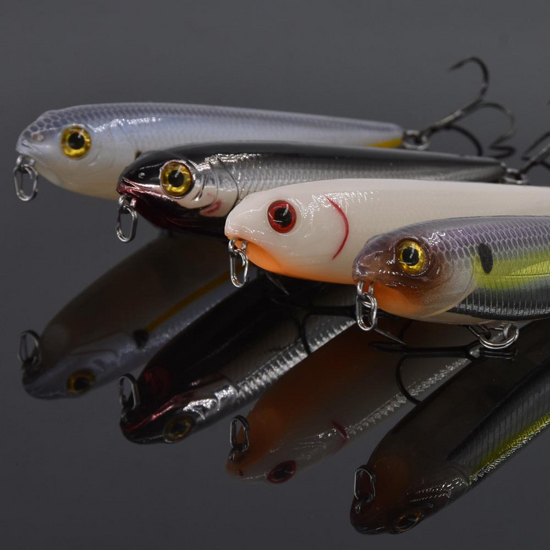 Makebass Luya Vooblerid popperiga kalapüük Peibutis Mullipiiats Sööt ABS Pealmine vesi Ujuv kõvasöödaga kalapüügitarbed Järv Merepüük