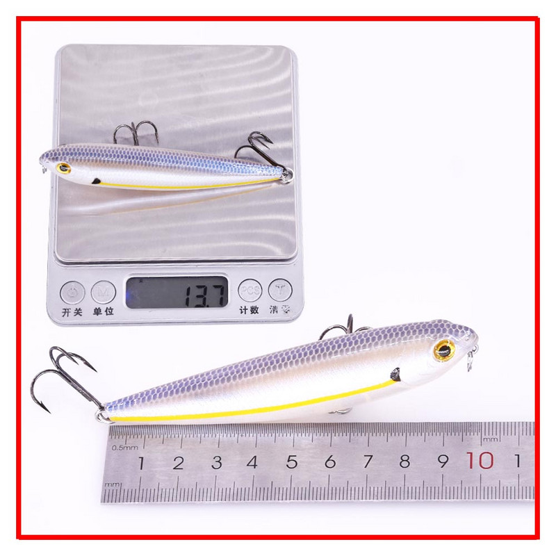 Makebass Luya Vooblerid popperiga kalapüük Peibutis Mullipiiats Sööt ABS Pealmine vesi Ujuv kõvasöödaga kalapüügitarbed Järv Merepüük