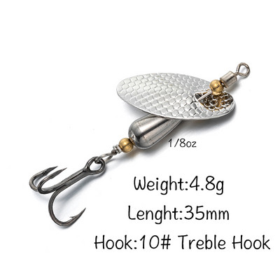 LTHTUG AR-S Käsitsi valmistatud Spinner Baits Stream 1/8 3/32 1/16 3/64oz Volfram Kuldne Hõbedane Väikesed Vask Lusikad Forelliahvena jaoks