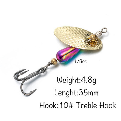 LTHTUG AR-S Käsitsi valmistatud Spinner Baits Stream 1/8 3/32 1/16 3/64oz Volfram Kuldne Hõbedane Väikesed Vask Lusikad Forelliahvena jaoks