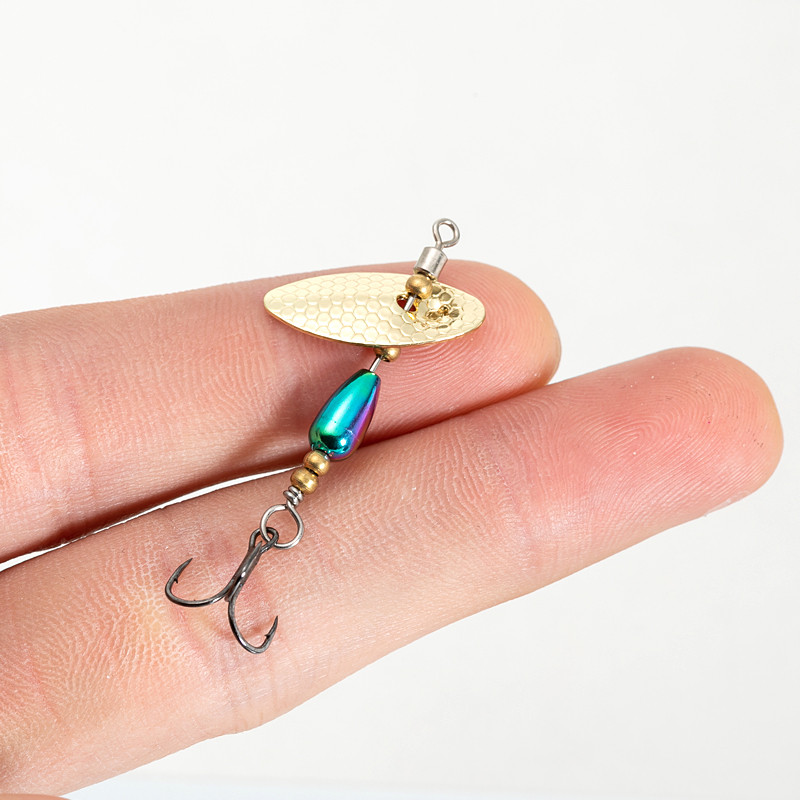 LTHTUG AR-S Käsitsi valmistatud Spinner Baits Stream 1/8 3/32 1/16 3/64oz Volfram Kuldne Hõbedane Väikesed Vask Lusikad Forelliahvena jaoks