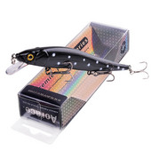 1vnt Minnow Fishing Lure 12cm 14g isca dirbtinis kietas masalas 3D Eyes Treble Hook plaukiojantys vobleriai Minnow Crankbait pesca reikmenys