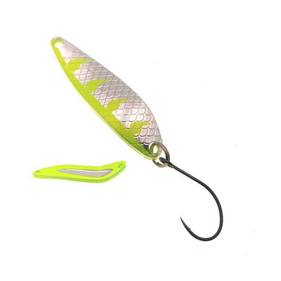 HISTOLURE 7g metallist lusikas, ühe konksuga kunstlik kõva sööt, 45 mm forelli spinner, litrid Püügipeibutis kalastustarbed