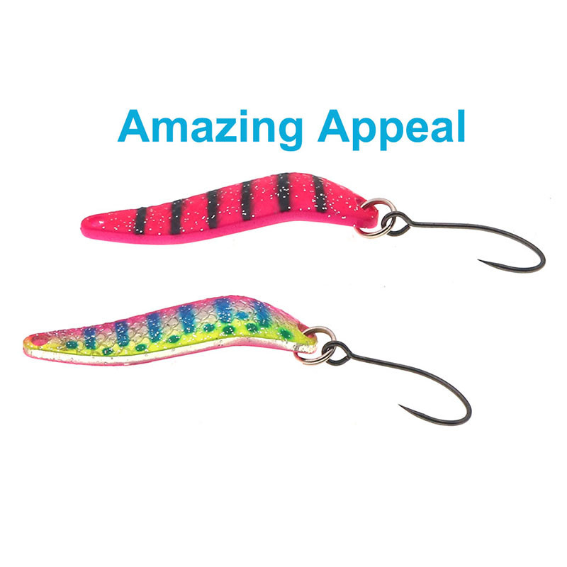 HISTOLURE 7g metallist lusikas, ühe konksuga kunstlik kõva sööt, 45 mm forelli spinner, litrid Püügipeibutis kalastustarbed