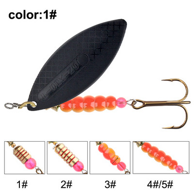 FTK Spinner Bait 4G/7G/12G/18G/30G Spoon Lures csuka fém magas horgokkal Mesterséges basszus csali horgászcsali