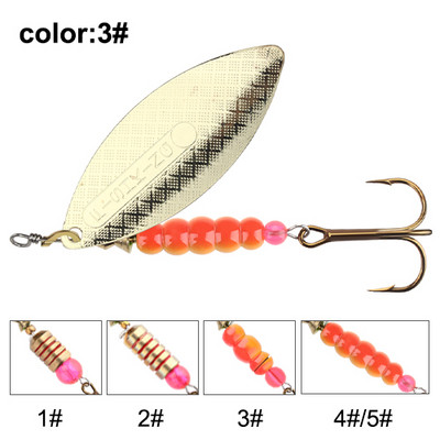 FTK Spinner Bait 4G/7G/12G/18G/30G Spoon Lures csuka fém magas horgokkal Mesterséges basszus csali horgászcsali