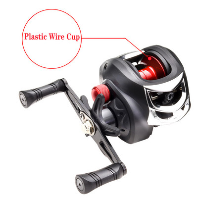 JOSBY Mulinetă pentru Baitcasting Stânga/Dreapta 7.2:1 Roată de pescuit cu frână magnetică Crap Pesca Apă sărată Apă dulce