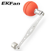 EKFan CNC Proces din aliaj de aluminiu 110MM Mâner EVA Buton potrivit pentru SHI&DAI Baitcasting Mulinete de pescuit Accesorii
