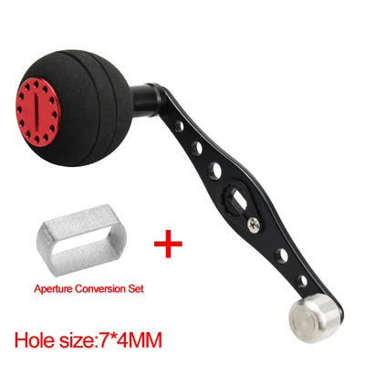 EKFan CNC Proces din aliaj de aluminiu 110MM Mâner EVA Buton potrivit pentru SHI&DAI Baitcasting Mulinete de pescuit Accesorii