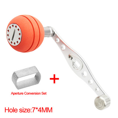 EKFan CNC Proces din aliaj de aluminiu 110MM Mâner EVA Buton potrivit pentru SHI&DAI Baitcasting Mulinete de pescuit Accesorii