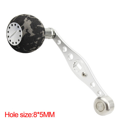 EKFan CNC Proces din aliaj de aluminiu 110MM Mâner EVA Buton potrivit pentru SHI&DAI Baitcasting Mulinete de pescuit Accesorii