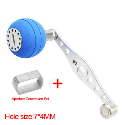 EKFan CNC Proces din aliaj de aluminiu 110MM Mâner EVA Buton potrivit pentru SHI&DAI Baitcasting Mulinete de pescuit Accesorii