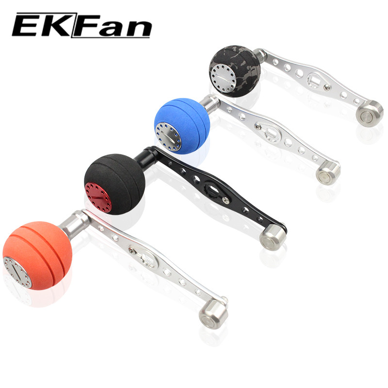 EKFan CNC Proces din aliaj de aluminiu 110MM Mâner EVA Buton potrivit pentru SHI&DAI Baitcasting Mulinete de pescuit Accesorii