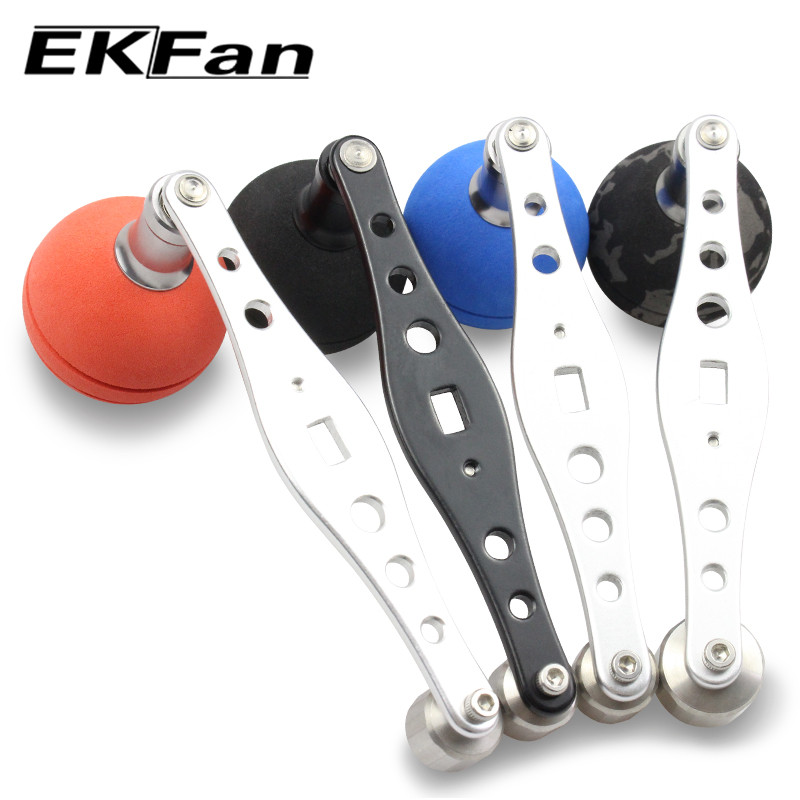 EKFan CNC Proces din aliaj de aluminiu 110MM Mâner EVA Buton potrivit pentru SHI&DAI Baitcasting Mulinete de pescuit Accesorii