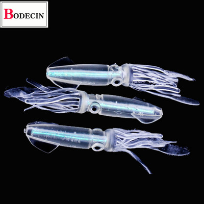 Tub colorat moale/cauciuc/silicon/artificial/momeală pentru crap Fusta luminoasă de caracatiță Nalucă/Tackle/Wobbler Shad Squid Jig Fish