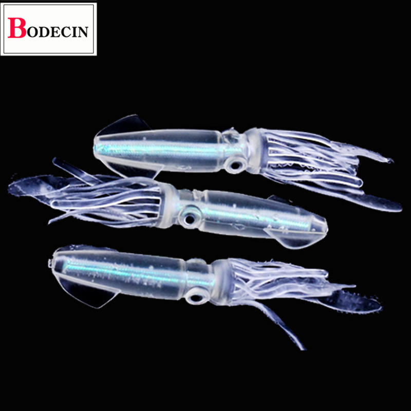 Tub colorat moale/cauciuc/silicon/artificial/momeală pentru crap Fusta luminoasă de caracatiță Nalucă/Tackle/Wobbler Shad Squid Jig Fish