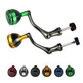 Püügirulli vahetuskäepide Täismetallist nookurvarre vända spinning rulli käepideme käepide spinningu jaoks kalarulli tarvik