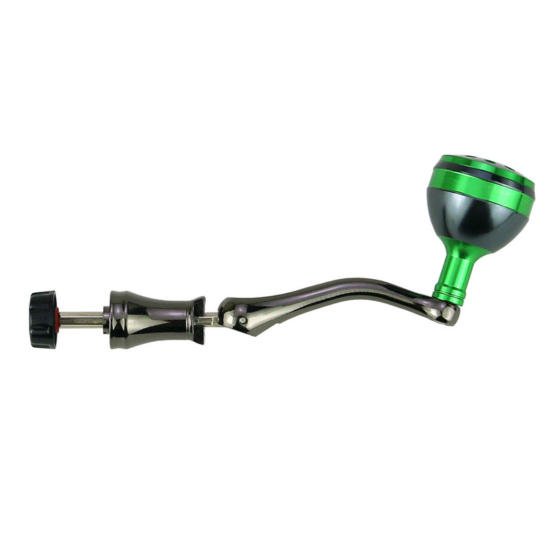 Püügirulli vahetuskäepide Täismetallist nookurvarre vända spinning rulli käepideme käepide spinningu jaoks kalarulli tarvik