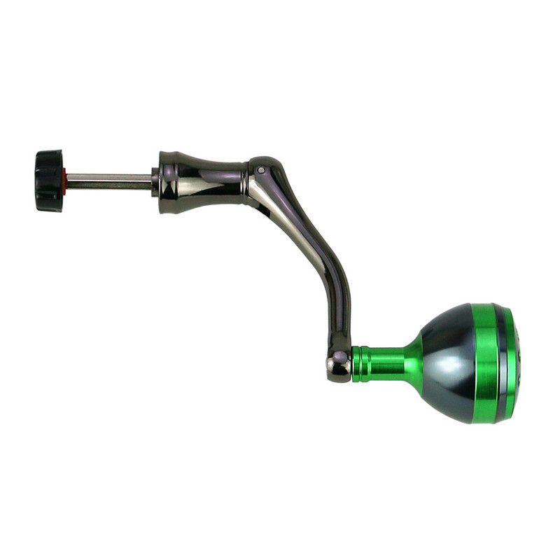 Püügirulli vahetuskäepide Täismetallist nookurvarre vända spinning rulli käepideme käepide spinningu jaoks kalarulli tarvik