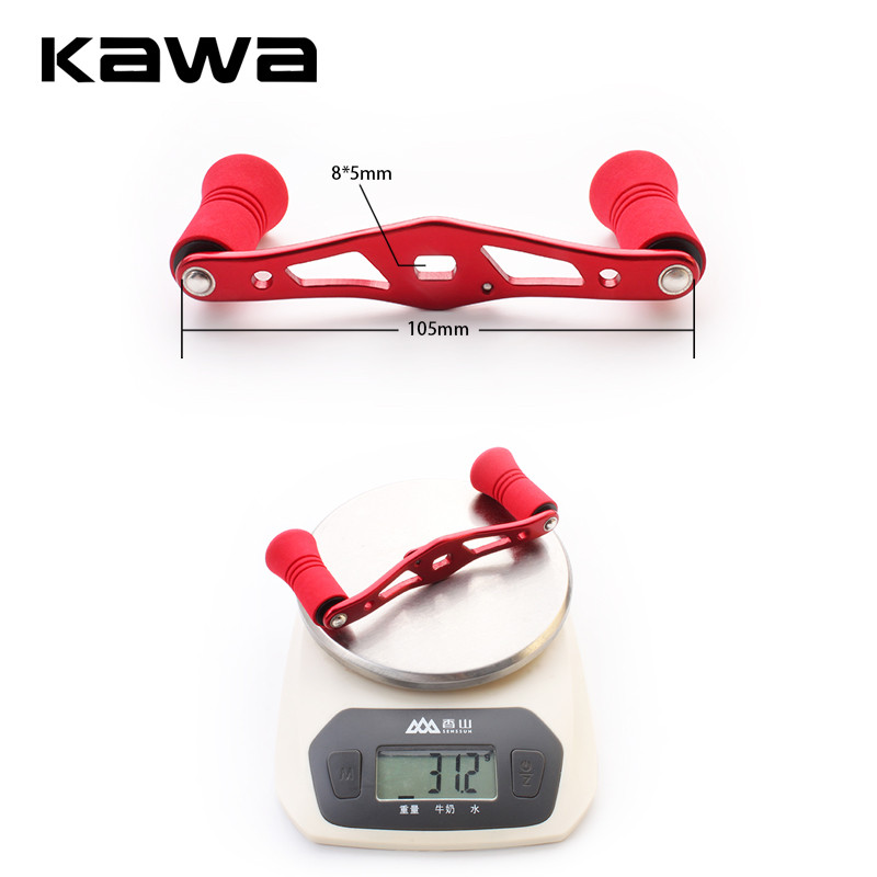 Mâner de pescuit Kawa cu buton Eva, turnare de momeală, mulinetă de pescuit, lungime 105 mm, dimensiunea găurii 8*5 mm, pentru accesoriu de pescuit cu mulinetă Abu Daiwa