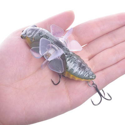 1 db Topwater Whopper Popper horgászcsalik, 7,5 cm