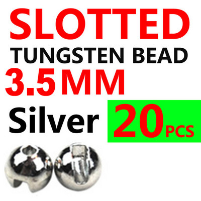 Wifreo 20 DB 2,5-3,5 mm-es hornyolt volfrám gyöngyök gyorsan süllyedő gyöngyfej Jig Nymph csalikhoz Kiegészítők Légykötő anyag