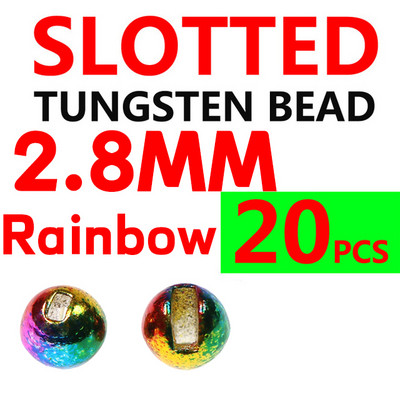 Wifreo 20 DB 2,5-3,5 mm-es hornyolt volfrám gyöngyök gyorsan süllyedő gyöngyfej Jig Nymph csalikhoz Kiegészítők Légykötő anyag