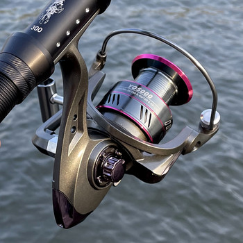 Fishing Reel YO/DC 1000-7000 Max Drag 10kg 5,2:1 High Speed Metal Bool Spinning Reel Ψάρεμα με καρούλι κυπρίνου αλμυρού νερού