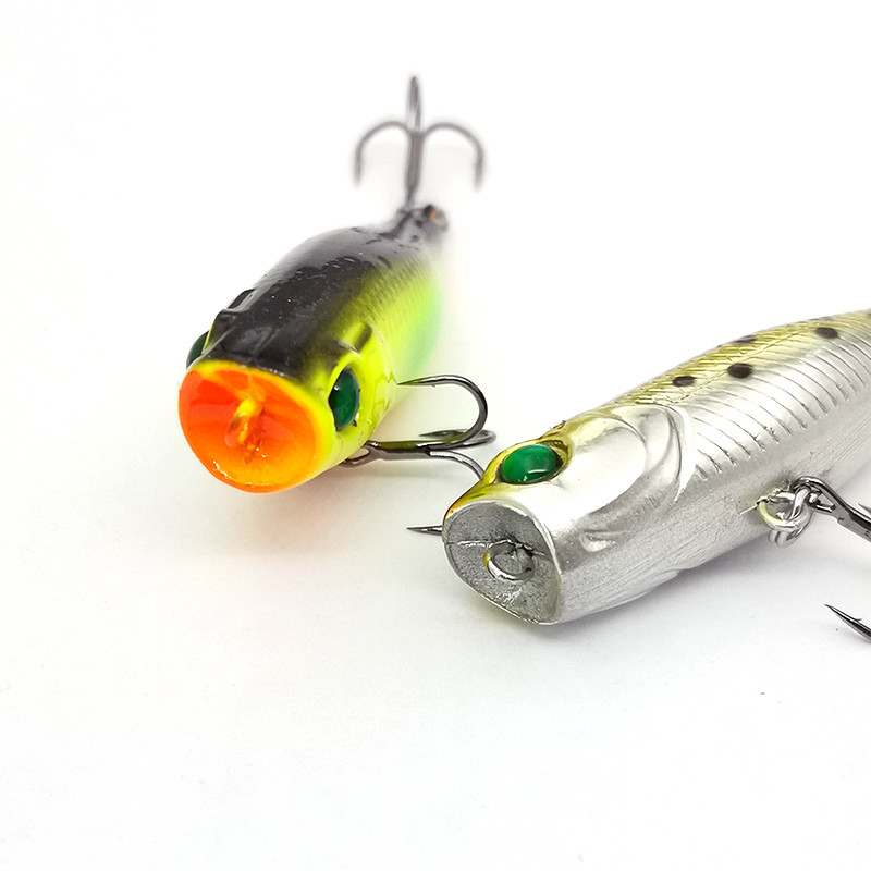Nou 1 buc 4 cm 3,5 g mini Popper momeală dură nalucă de pescuit Crankbait Wobbler Tackle Isca Poper Floating Top Naluci pentru știucă