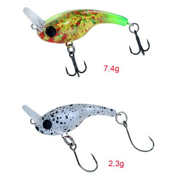 HISTOLURE Sinking Minnow 2.3g 7.4g Риболовна примамка Пъстърва Crankbait Воблер Риболовни принадлежности Crank Изкуствен Jerkbait Твърда стръв