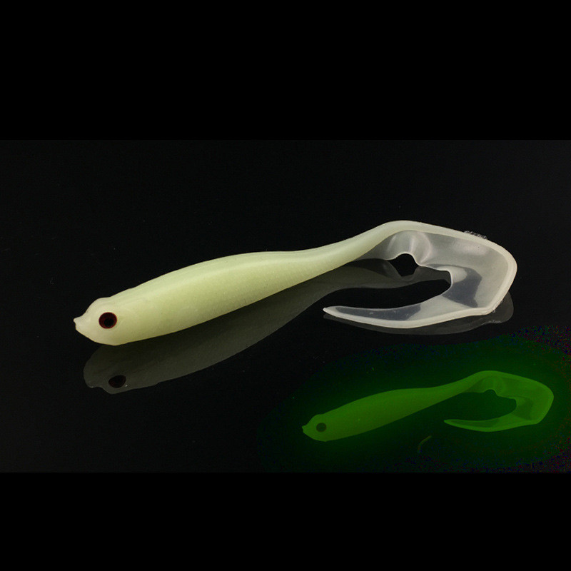 Burtă Deschisă Pește Scobit Momeală Momeală Nalucă de pescuit Verde Cozi lungi Naluci artificiale Leopard Apă dulce Apă de mare 12,5 cm/5,5 g