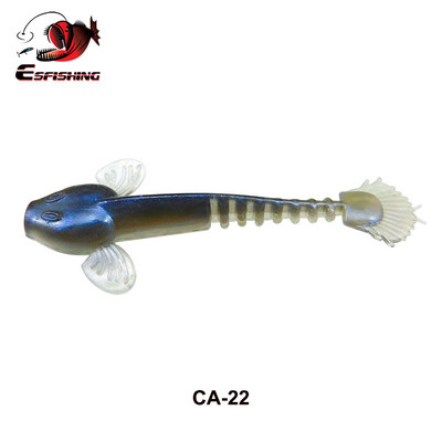 KESFISHING Uus Püügilant Worm Salamander 55mm Bass Forell Säga Pehme Silikoon Sööda Krevetid Lõhn Lisa soolad Tasuta kohaletoimetamine